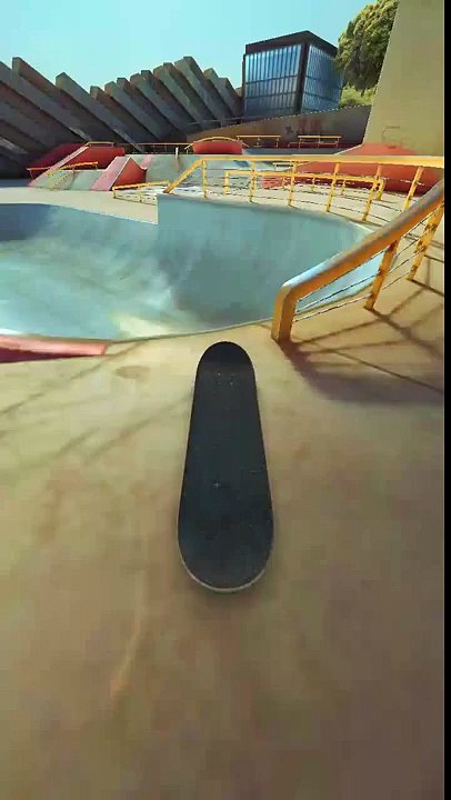 True Skate Underpass - Over Bowl to Rail Gap