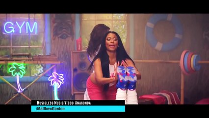 Nicki Minaj's ANACONDA Video WITHOUT MUSIC | What's Trending Now