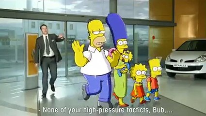 Ad Renault Kangoo Simpson long version (60 seconds)