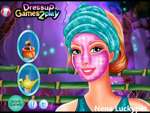 Amazing Barbie Fabulous Facial Makeover Video Play-Barbie Games-Beauty Girls Games