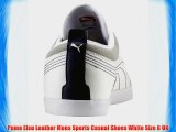 Puma Elsu Leather Mens Sports Casual Shoes White Size 6 UK
