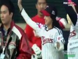손연재 and Song Joong Ki opening pitch for LG Twins