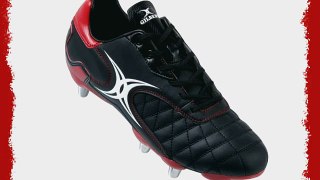 GILBERT Sidestep Revolution SG Men's Rugby Boot Black/White/Red UK11.5