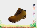 Mens US Brass Casual Hiking Mid Lace Boots Shoes UK Size 8
