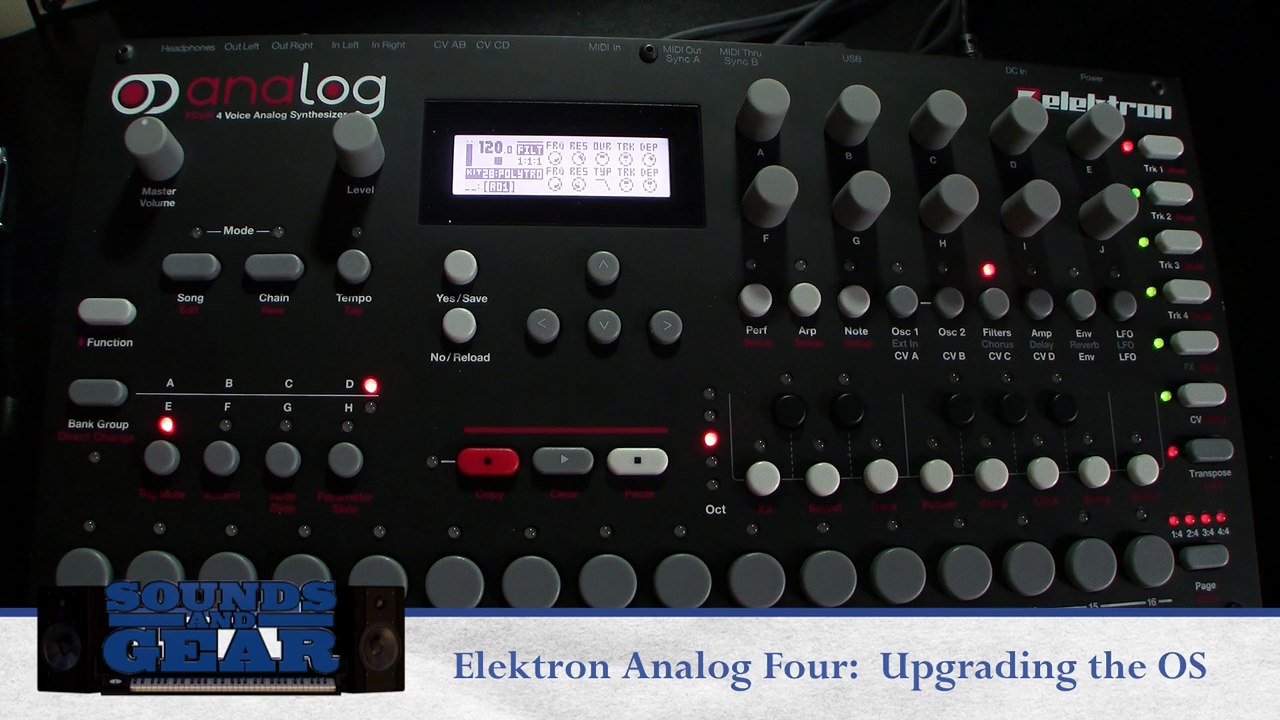 Elektron Analog Four: Upgrading the OS - SoundsAndGear.com