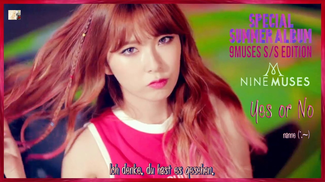 Nine Muses - Yes or No k-pop [german Sub] Mini Album - 9MUSES SS EDITION