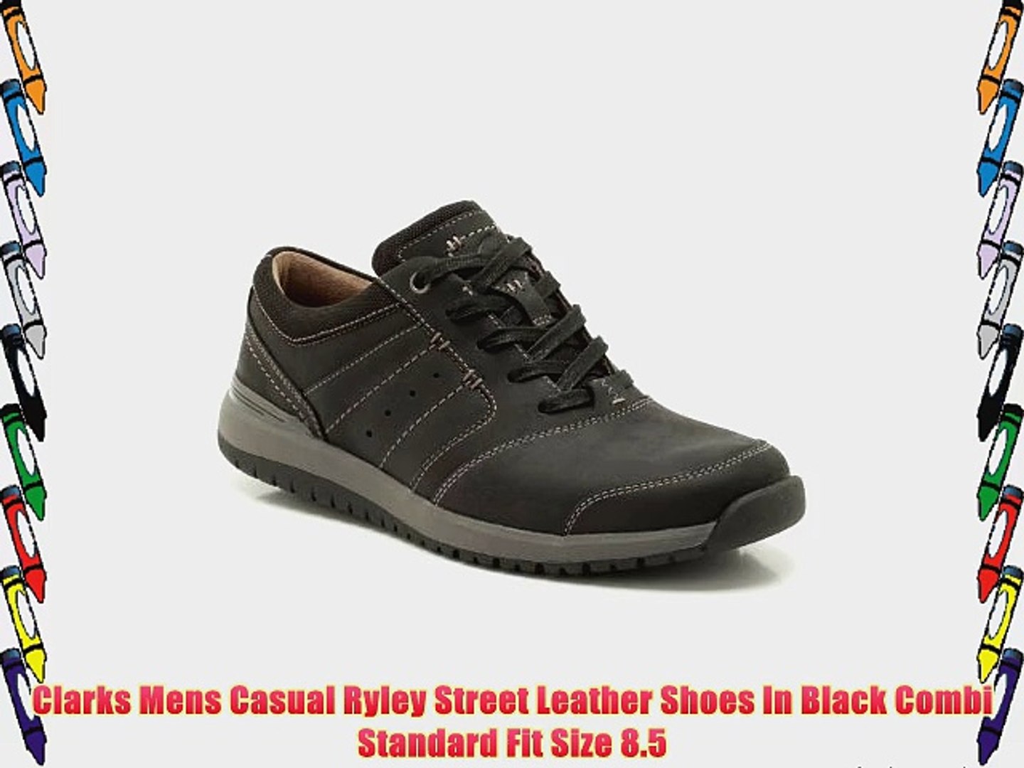 Clarks Mens Casual Ryley Street Leather 