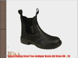 Black Riding Steel Toe Jodhpur Boots All Sizes UK - 10