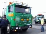 Scania and Volvo oldtimer trucks