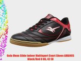 Gola Mens Slide Indoor Multisport Court Shoes AMA985 Black/Red 8 UK 42 EU