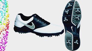 2013 Nike Heritage III Mens Golf Shoes ** New Out** White/Metallic/Silver/Black 7 UK