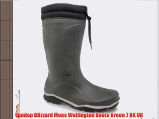 dunlop blizzard wellies green