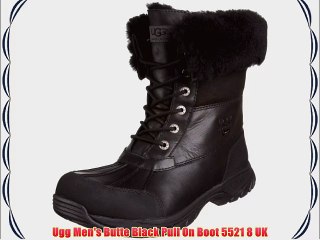 Ugg Men's Butte Black Pull On Boot 5521 8 UK