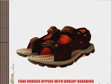 Mens Dunlop Sports Walking Adjustable Sandals Brown/Orange Sizes 8 - 12 (Size 10 EU 44)