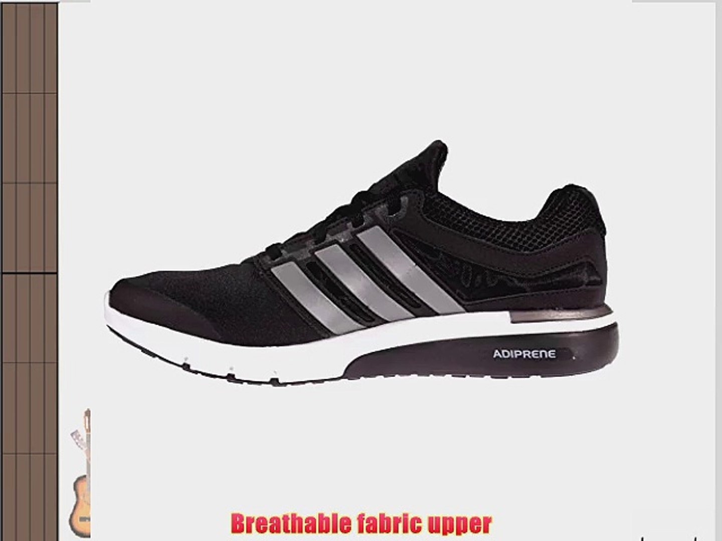 adidas Turbo Elite Mens Running Trainer Shoe Black UK 8 - video Dailymotion