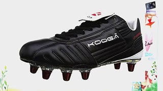 Kooga Unisex-Adult KP Warrior LCST Venom Rugby Boots 31403 Black/White/Red 11 UK 46 EU Regular