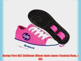 Heelys Pure HX2 Childrens Wheel skate shoes (Fuchsia/Navy 1 UK)