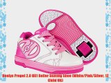 Heelys Propel 2.0 HX1 Roller Skating Shoe (White/Pink/Silver 12 Child UK)
