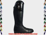 Ladies Womens Teens Kids Girls Leather Showing Horse Long Riding Boots Size UK Kids Black 5W