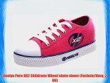 Heelys Pure HX2 Childrens Wheel skate shoes (Fuchsia/Navy 2 UK)