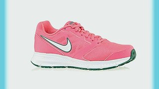 Nike Girl's Down Shifter 6 MSL Running Shoes - Pink/White/Blue Size 4