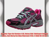 Onistuka Tiger Gel-Venture 4 GS Unisex Kids' Multisport Outdoor Shoes Red (Berry/Ice Blue/Charcoal