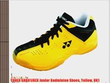 YONEX SHB01JREX Junior Badminton Shoes Yellow UK1