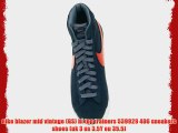 nike blazer mid vintage (GS) hi top trainers 539929 406 sneakers shoes (uk 3 us 3.5Y eu 35.5)