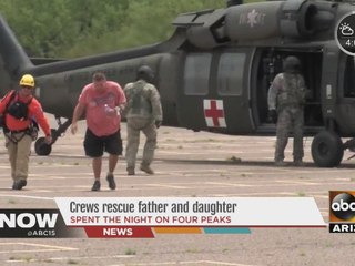 The Now Arizona Crews rescue father and daughter from Twin Peaks