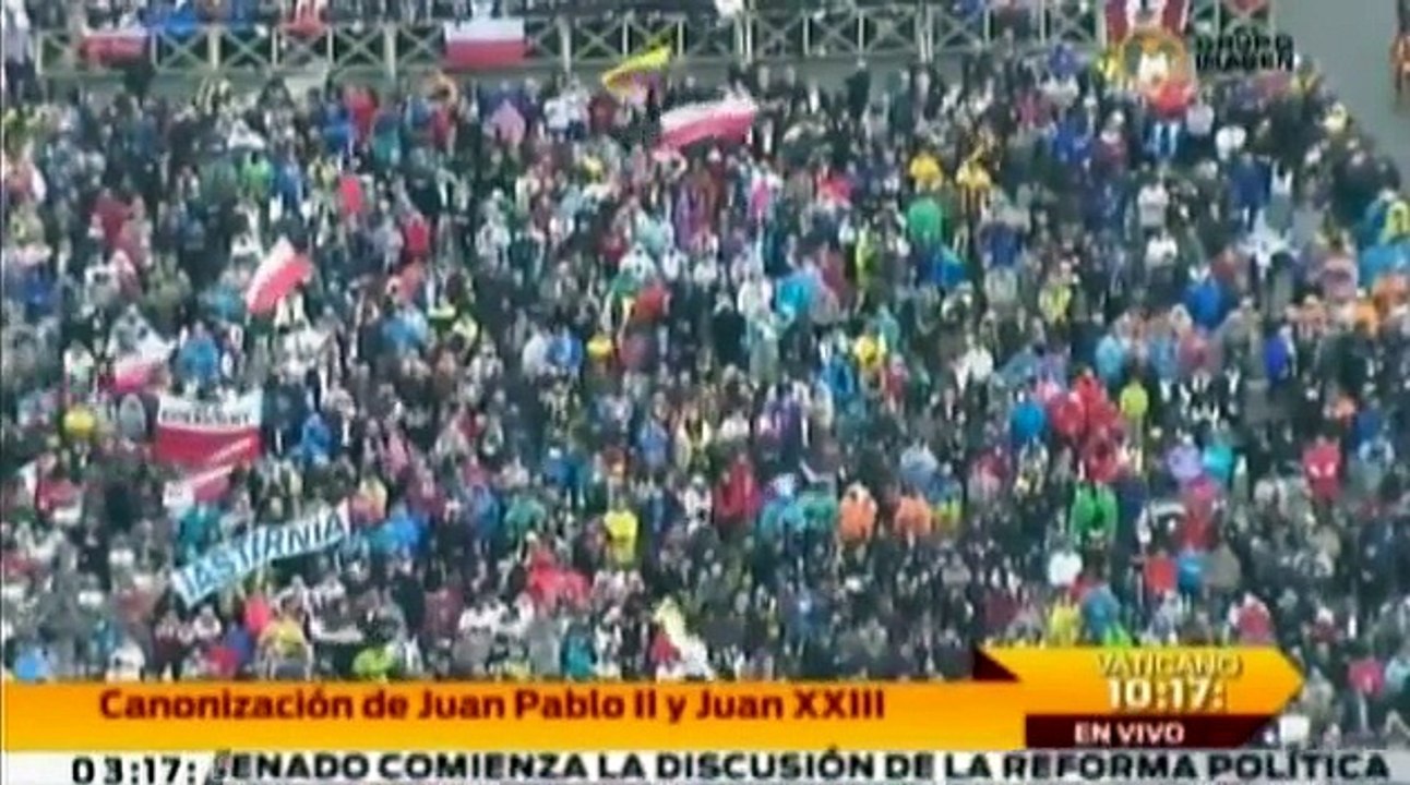Ceremonia de canonización de Juan Pablo II y Juan XXIII/ Canonization of John Paul II and John XXIII
