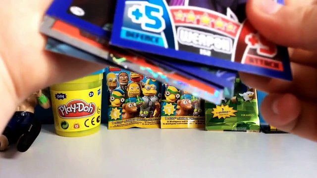 Lego Simpsons minifigures minecraft sticker cards avengers hero attax