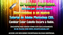 Retoque Fotográfico Cambio de Color Cabello Oscuro a Rubio en Photoshop.