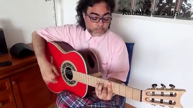 Chords and melodies por Alegrias IVm & V7b9 modern flamenco guitar lesson level 4 Ruben Diaz Spain