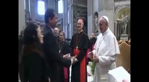 Presidente Rafael Correa Saluda al Papa Francisco