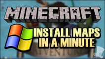 Install Minecraft Maps on Windows - In 1 minute