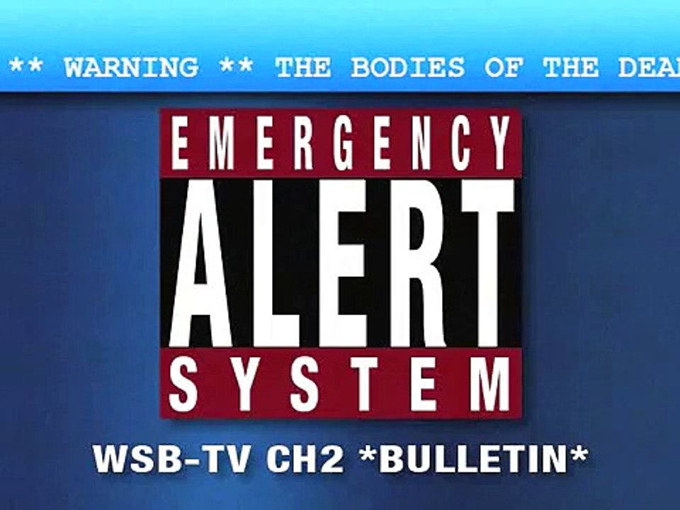 GENERIC (use in any city) ZOMBIE EMERGENCY ALERT SYSTEM WARNING