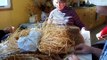 Nancy Today: Coiled Pine needle basket tutorial 3 (pine needles 7) ASMR weaving basketmaking