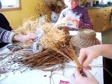 Nancy Today: Coiled Pine needle basket tutorial 2 (pine needles 6) ASMR weaving basketmaking