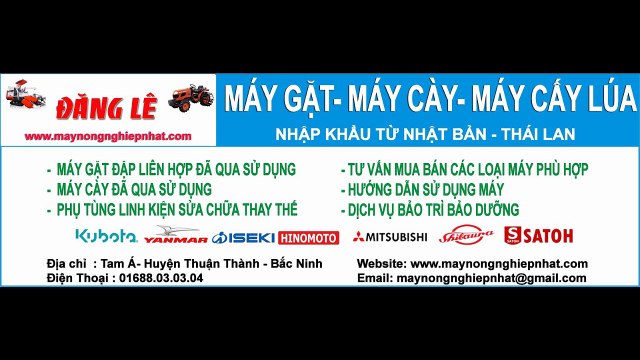 Giao bán máy gặt đập liên hợp kubota DC68G Thái Lan cho khách hàng Diễn Châu Nghệ An Máy gặt đã qua sử dụng chất đẹp rẻ