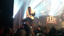 Kendrick Lamar brings young fan on stage @ Melkweg Amsterdam 06-02-2013