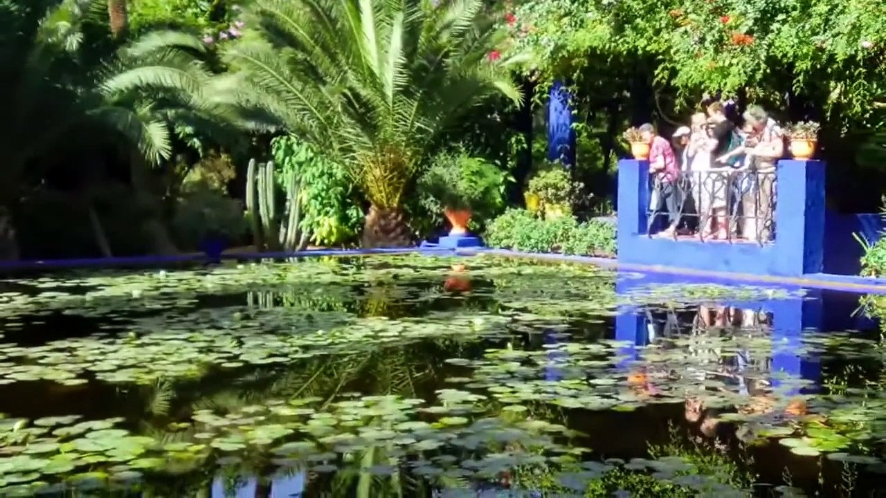 MARRAKECH - Le jardin Majorelle -  IDIR - A vava Inouva