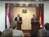 Press Conference with Minister George Yeo and German FM (1)