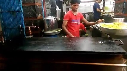 Making Dosa in India