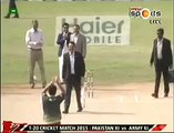 Ahmed Shehzad Drops His Shades Off In Respect Of Pakistan Army Chief General Raheel Sharif