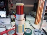 Double Secondary PNP Slayer Exciter Tesla Coil Boiling Water