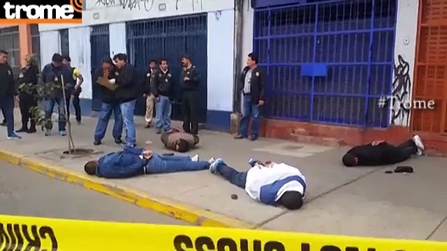 Cercado de Lima: Capturan a 'raqueteros’ armados hasta con granada en Av. Grau [FOTOS Y VIDEO]