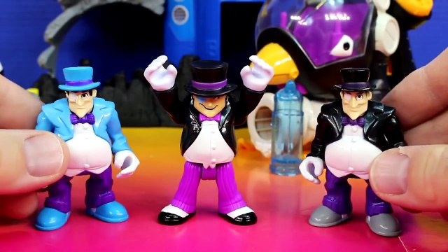 Imaginext Fisher Price Batman & ATV with Penguin Copter Launcher DC Superhero Toys