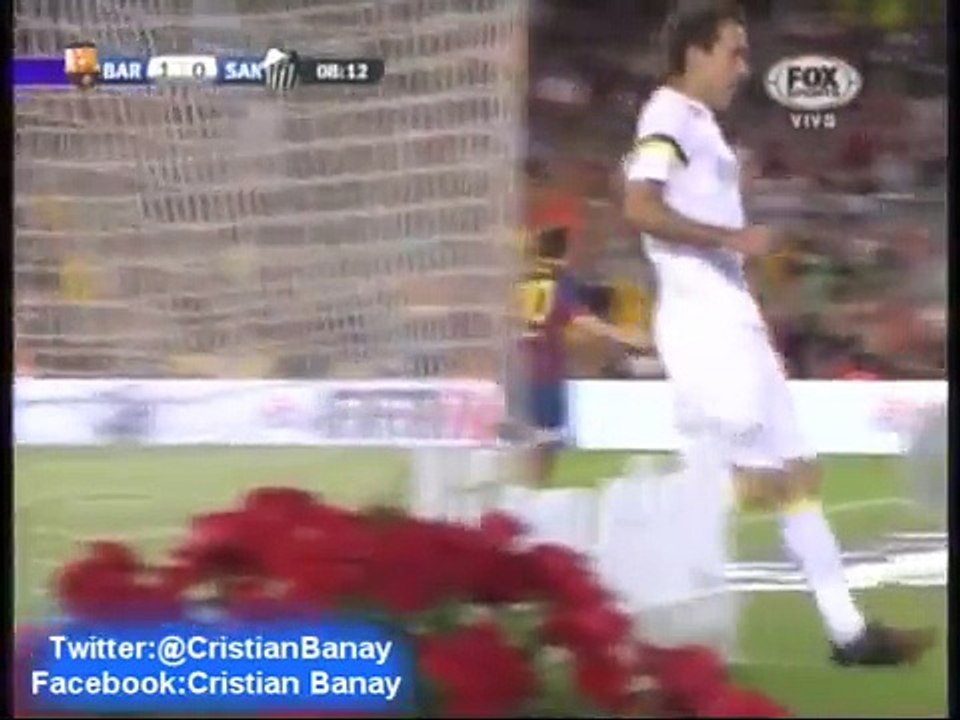 Barcelona 8 Santos 0 (Relato Mariano Closs) Trofeo Joan Gamper 2013 Los goles (2/8/2013)