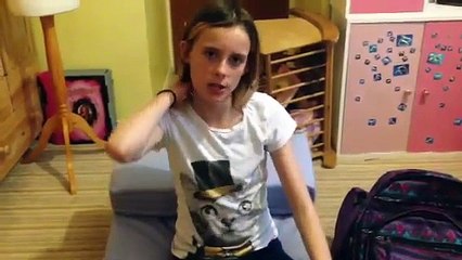 What's in my school bag and competition!