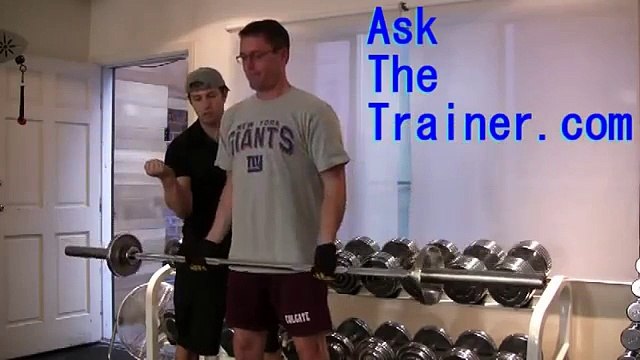 Barbell Curls - Best Biceps Curl Exercise Arm Muscle Workout